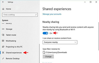 How to Share Files in Windows 10